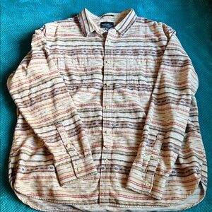 Lucky Brand Men's Multicolor Striped Shirt Jacket